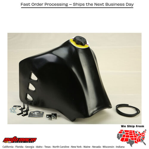 Fuel Tank Black 6.6 Gal Kawasaki Klr650 1987-2007