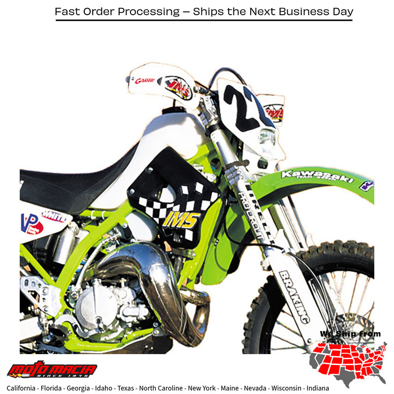 Fuel Tank Natural 3.4 Gal Kawasaki Kdx 200 1995-2005 220r 1997