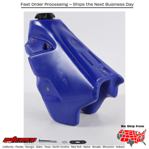 Fuel Tank Blue 3.0 Gal Yamaha Yz250 1996-2001