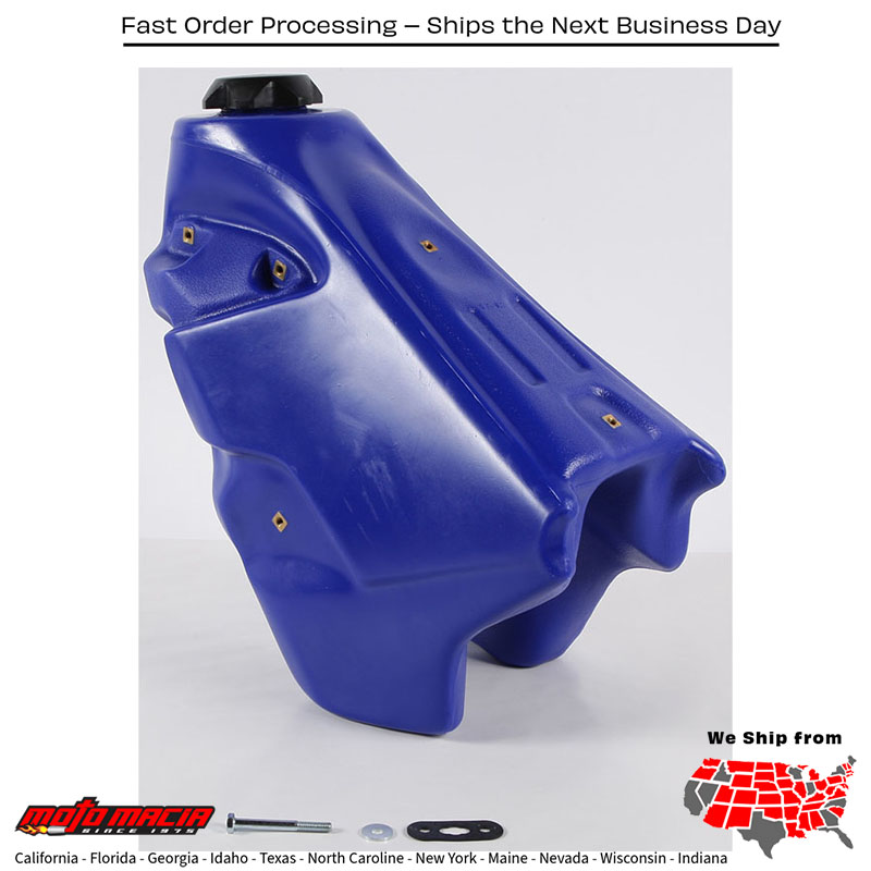 Fuel Tank Blue 3.0 Gal Yamaha Yz250 1996-2001