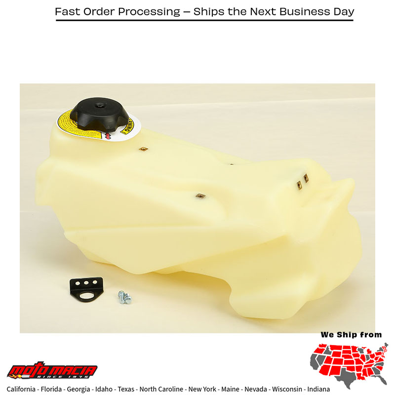Fuel Tank Natural 2.5 Gal Yamaha Yz250fx 2017-2019 Yz450fx 2017-2018