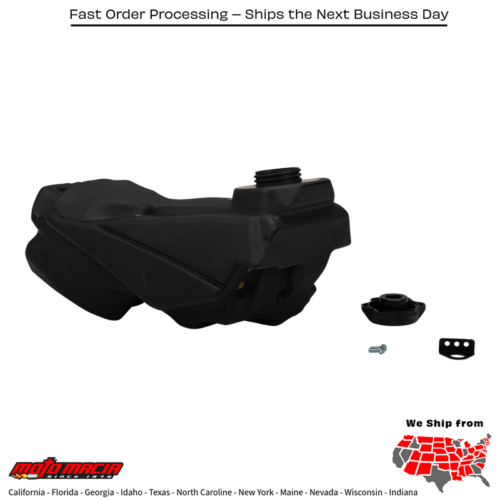 Fuel Tank Black 2.5 Gal Yamaha Yz250fx 2017-2019 Yz450fx 2017-2018