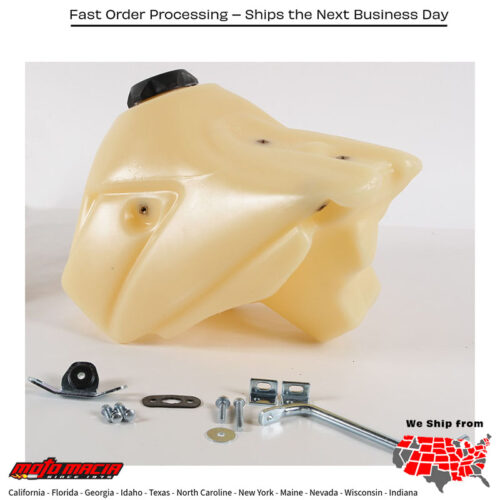Fuel Tank Natural 2.4 Gal Kawasaki Kx85 2001-2013 Kx100 2000-2013