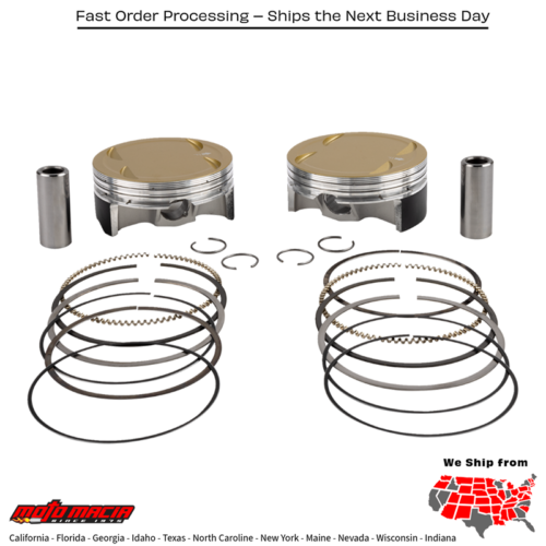PISTON KIT ULTRA HARLEY DAVIDSON M8 17+ 10.25:1 4.250 BORE