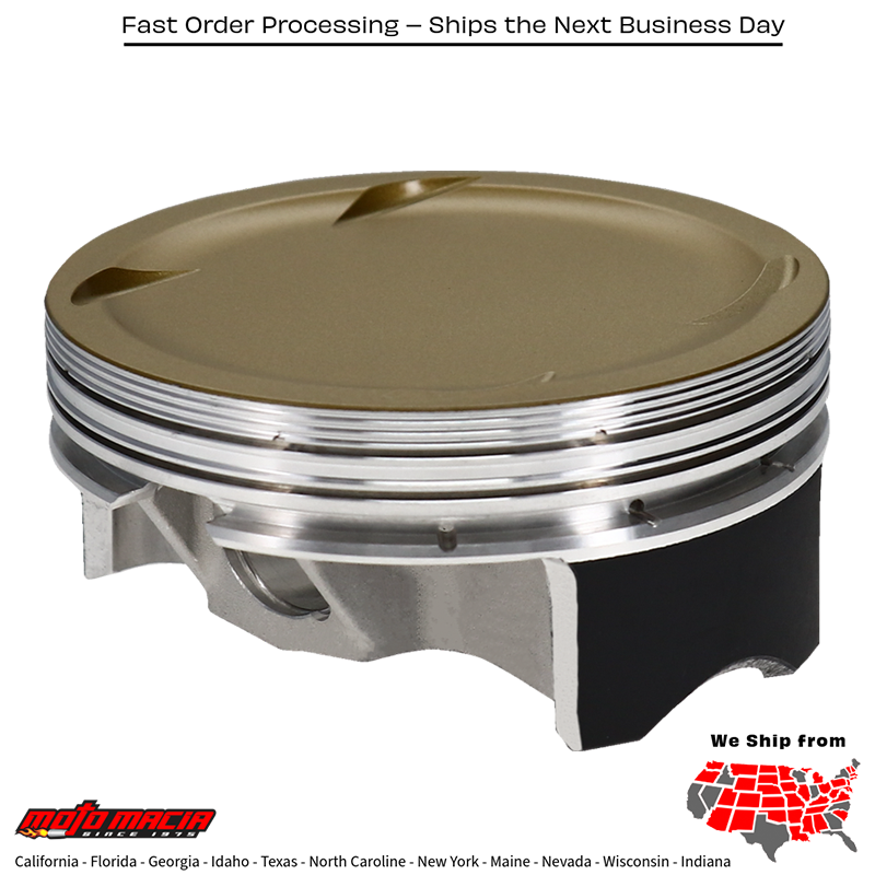 PISTON KIT ULTRA HARLEY DAVIDSON M8 17+ 10.25:1 4.250 BORE - Image 2