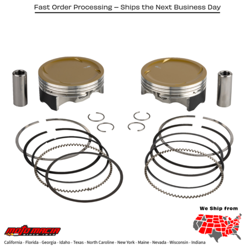 PISTON KIT ULTRA HARLEY DAVIDSON M8 17+ 10.25:1 4.310 BORE