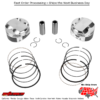 PISTON KIT HD M8 107 3.937 BORE 4.375 STROKE 12:1