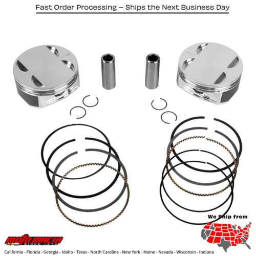 PISTON KIT HD M8 114 4.255 BORE 4.500 STROKE 11.5:1