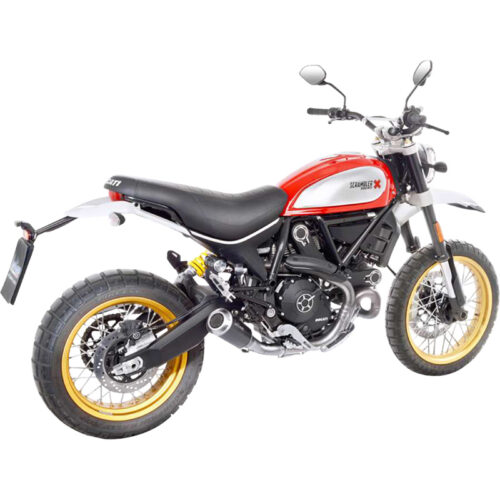 LEOVINCE SLIP-ON LV10 BK SCRMLR DS Ducati SCRAMBLER 800 DESERT SLED 2017-2022. MPN: 15202BU. SKU: 1811-3449.