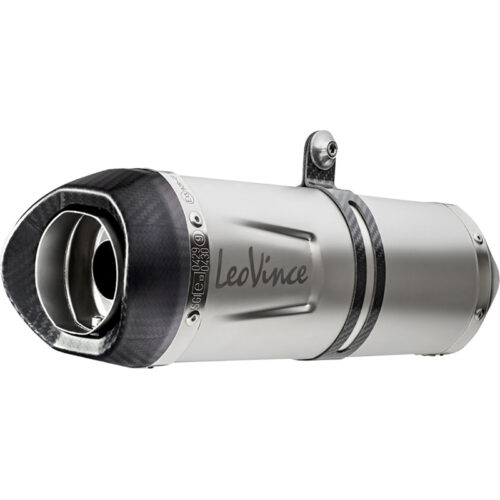 LEOVINCE MUFFLER LV1 SS TRI 765 Triumph STREET TRIPLE 765 S/SA2/R/R LRH/RS 2017-2022. MPN: 14288EU. SKU: 1811-3764.