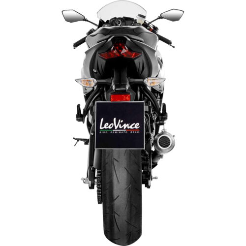 LEOVINCE MUFFLER LV10 KAW ZX6R Kawasaki ZX-6R NINJA 2019-2026. MPN: 15233U. SKU: 1811-3886.