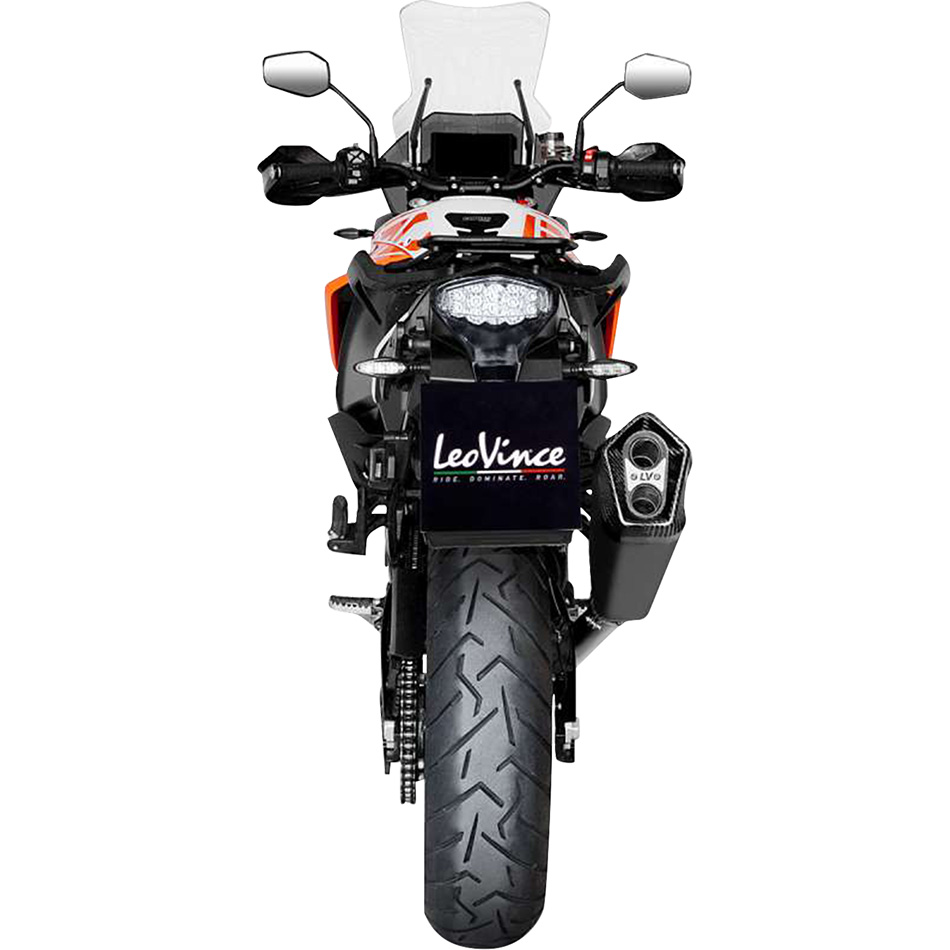 LEOVINCE MUFFLER LV12 BLK 10/1290 KTM 1090 ADVENTURE/R 2017-2019 KTM 1190 ADVENTURE/R 2013-2016 KTM 1290 SUPER ADVENTURE 2015-2016 KTM 1290 SUPER ADVENTURE R/S/T 2017-2020. MPN: 15300B. SKU: 1811-4032.