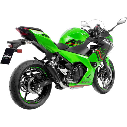 LEOVINCE MUFFLER LV10 NINJA 400 FB Kawasaki NINJA 400 2018-2023 Kawasaki NINJA 500/SE 2024-2026 Kawasaki Z 400 2019-2023 Kawasaki Z 500/SE 2024-2026. MPN: 15218FBU. SKU: 1811-4260.