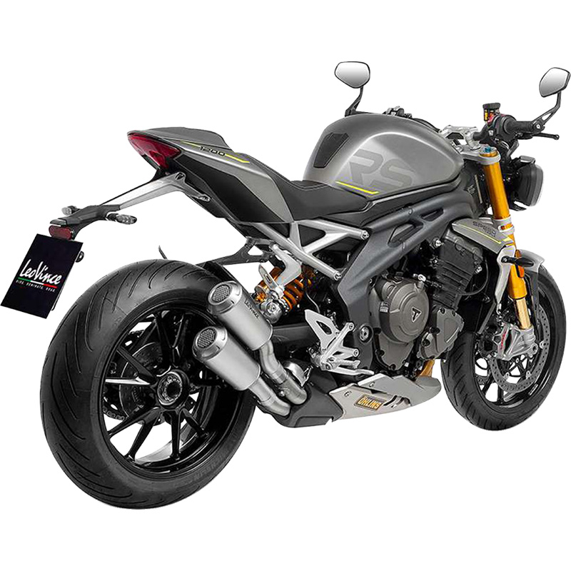 LEOVINCE MUFFLER LV10 SPEED 12 SS Triumph SPEED TRIPLE 1200 RR/RS 2021-2024. MPN: 15247. SKU: 1811-4268.