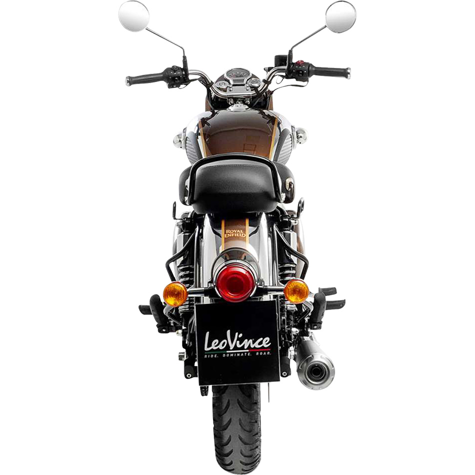 LEOVINCE MUFFLER CR ENFIELD 350 Royal Enfield CLASSIC 350 2021-2024 Royal Enfield METEOR 350 2021-2024. MPN: 15008U. SKU: 1811-4440.