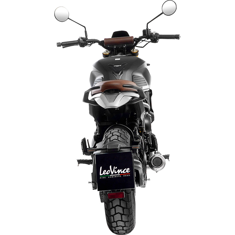 LEOVINCE MUFFLER LV-10 MOTO MORINI SEIEMMEZZO SCR/STR SS Moto Morini SEIEMMEZZO SCR/STR/A2 2023-2024. MPN: 15267U. SKU: 1811-4690.