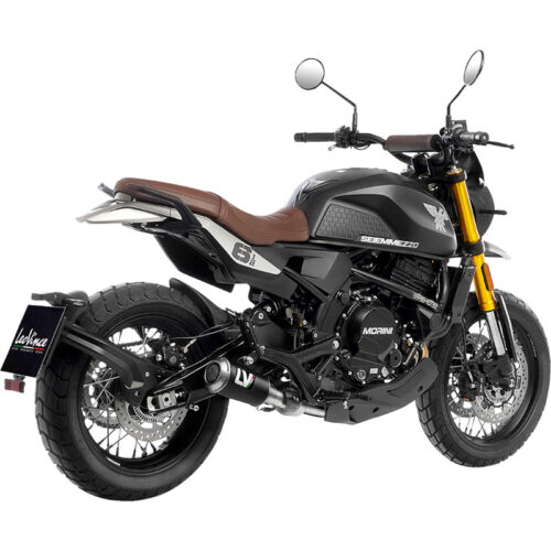LEOVINCE MUFFLER LV-10 MOTO MORINI SEIEMMEZZO SCR/STR CF Moto Morini SEIEMMEZZO SCR/STR/A2 2023-2024. MPN: 15267CU. SKU: 1811-4692.