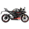 LEOVINCE MUFFLER GP CORSA BLACK CF MOTO 450 SS SR CFMOTO 450 SS / 450 SR 2023-2024. MPN: 15505BU. SKU: 1811-4732.
