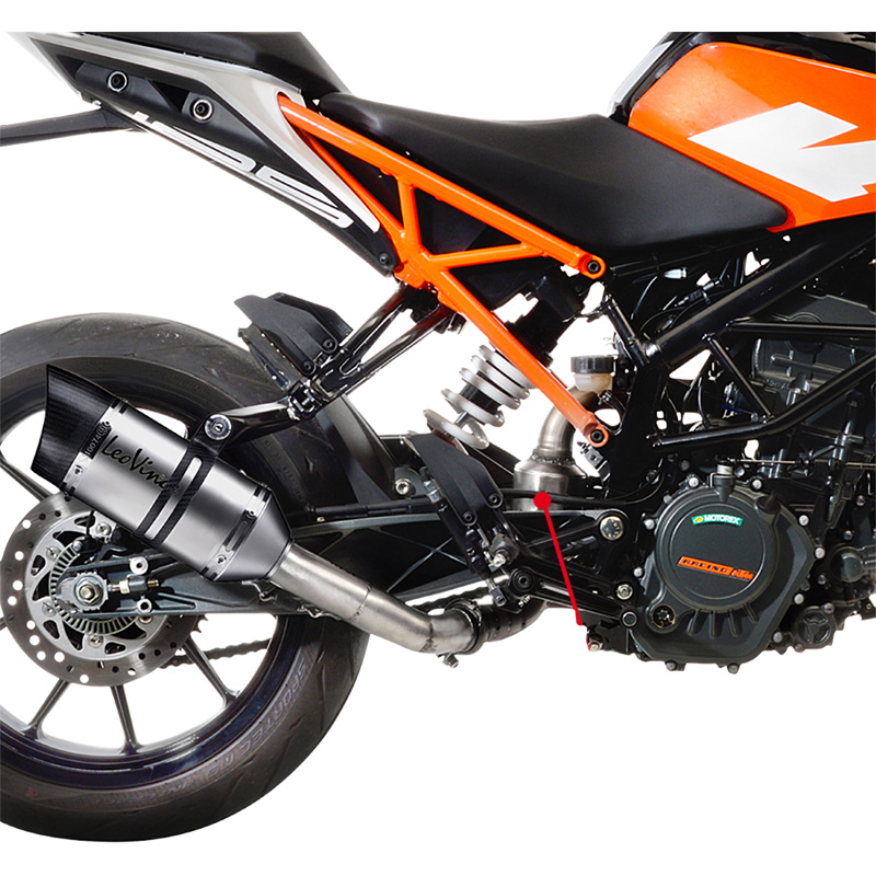 LEOVINCE LINK PIPE DUKE/RC390 Husqvarna SVARTPILEN 401 2018-2019 Husqvarna VITPILEN 401 2018-2019 KTM DUKE 125 2017-2020 KTM DUKE 390 2017-2020 KTM RC 125 2017-2020 KTM RC 390 2017-2020. MPN: 8086. SKU: 1812-0306.