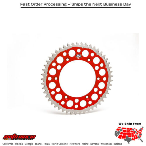 SPROCKET TWINRING 50 RED