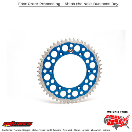 SPROCKET TWINRING 48T BLU