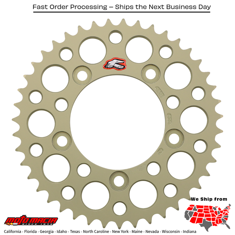 SPROCKET REAR 43T