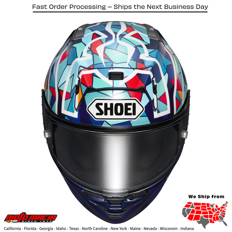 Helmet Shoei X-15 Mrqz Barcelona Tc-10 - Image 2