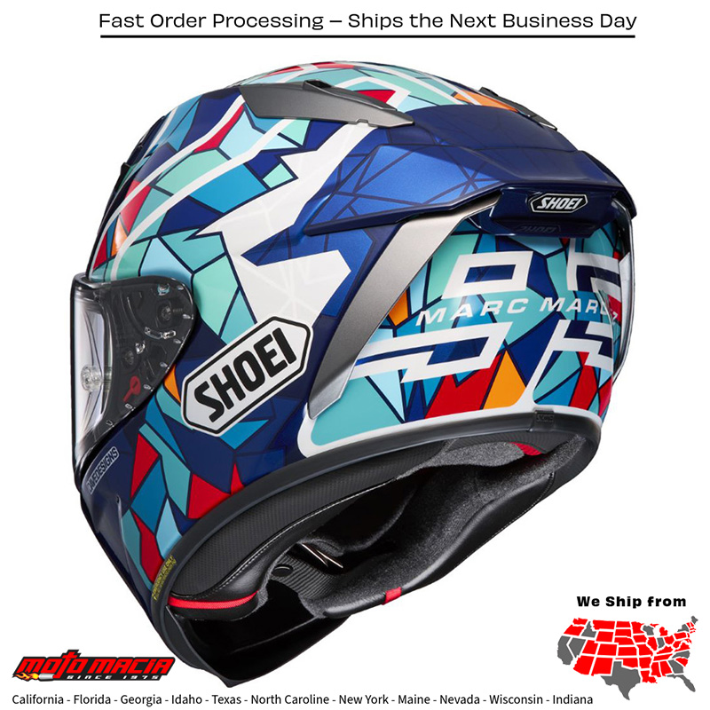 Helmet Shoei X-15 Mrqz Barcelona Tc-10 - Image 3