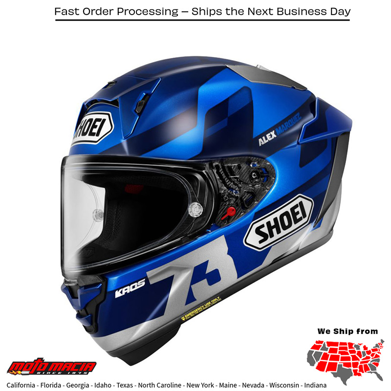 Helmet Shoei X-15 A.marquez73 V3 Tc-2