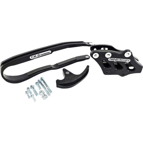 T.M. DESIGNWORKS CHAIN SLIDER & GUIDE KIT BK Kawasaki KX250 2025-2025 Kawas more