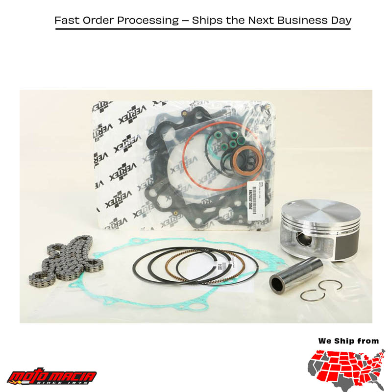 VERTEX Top End Kit 99.95/Std 9.1:1 Yamaha Yfm660f Grizzly 4x4 2002-2008 Yam