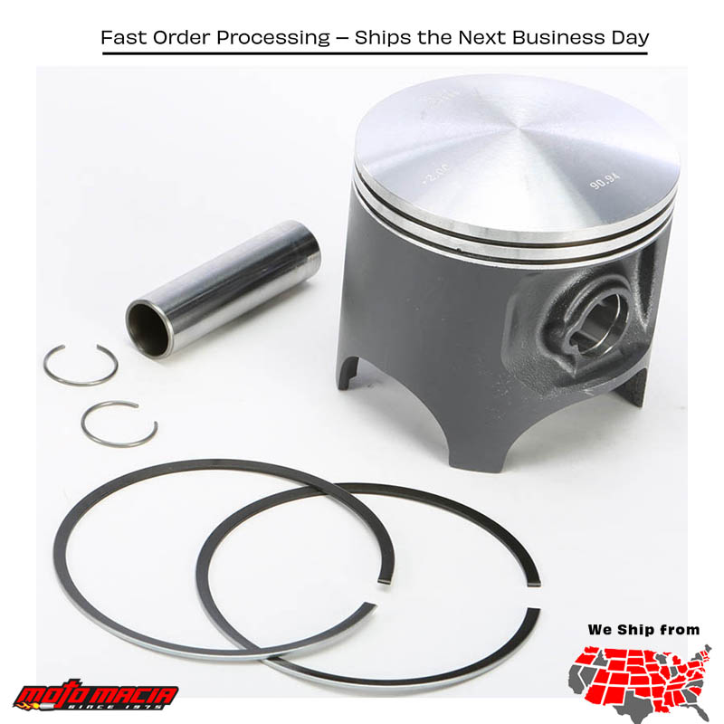 VERTEX Piston Kit Cast 90.95/+2.00 Honda Cr500r 1985-2001CR 500 R (85-01)