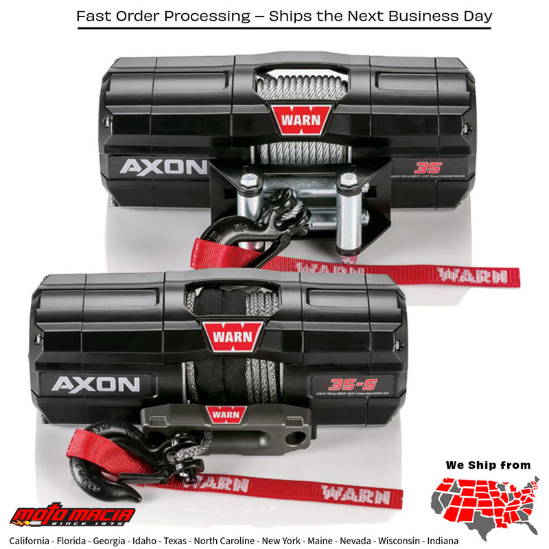 WARN Axon 3500 Syn Rope Winch