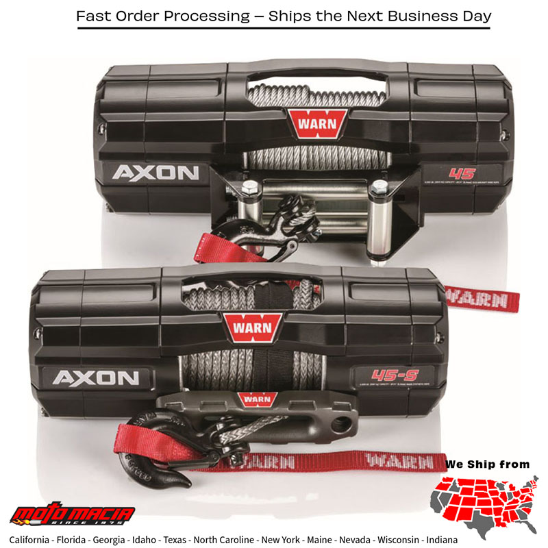 WARN Axon 4500 Syn Rope Winch