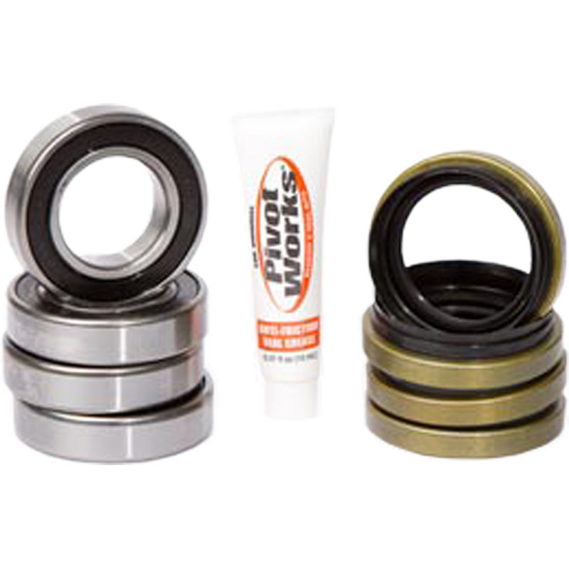PIVOT WORKS FRONT WHEEL BEARING KIT Kawasaki KAF 300 Mule 550 1997-2004...