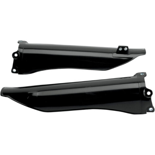 UFO FORK COVER, KXF '06 BLK Kawasaki KLX450R 2007-2009 KX125 2004-2...