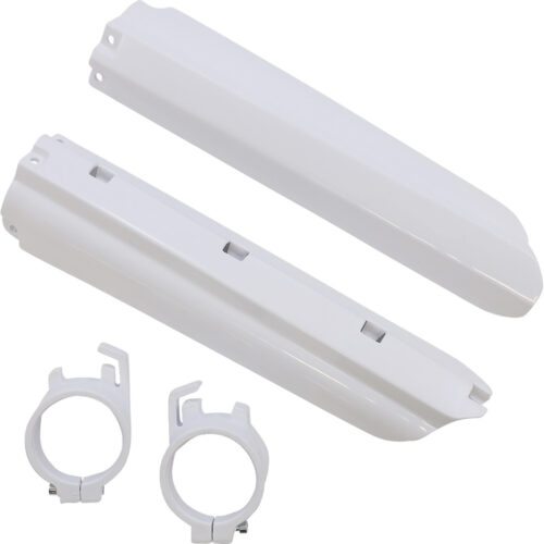 UFO FORK COVERS YZ WHITE Yamaha YZ125 1991-1995 YZ250 1991-1995...