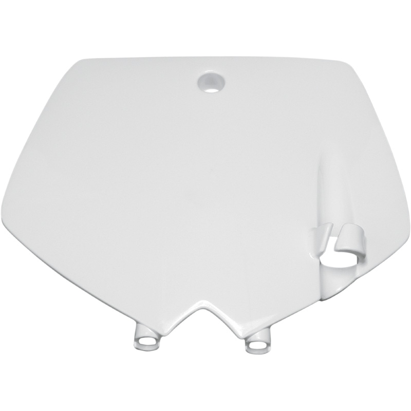 UFO PLATE # FRT KTM65 WHT KTM 65 SX 2002-2008...