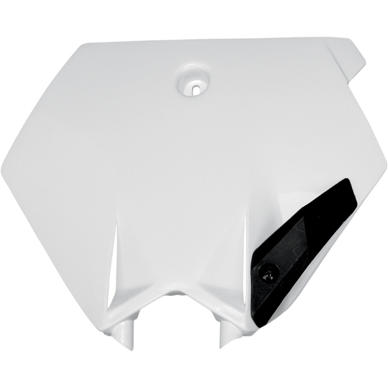 UFO PLATE # FRT KTM85 WHT KTM 85 SX 2004-2012...