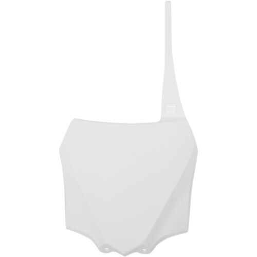 UFO PLATE # KX85 '14 WHT Kawasaki KX112 2022-2026 KX85 2014-2026...