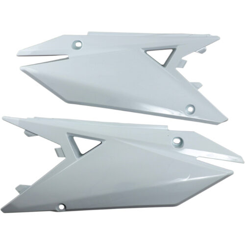 UFO PANELS SIDE RMZ450 WHITE Suzuki RM-Z250 2019-2026 RM-Z450 2018-2026...