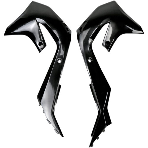 UFO RAD COVERS KX450F BLACK Kawasaki KX250F 2021-2024 KX450 2019-2023...