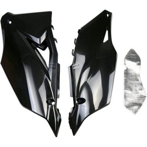 UFO PANELS SIDE KX450F BLACK Kawasaki KX250F 2021-2024 KX450 2019-2023...