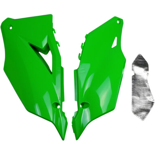 UFO PANELS SIDE KX450F GREEN Kawasaki KX250F 2021-2024 KX450 2019-2023...