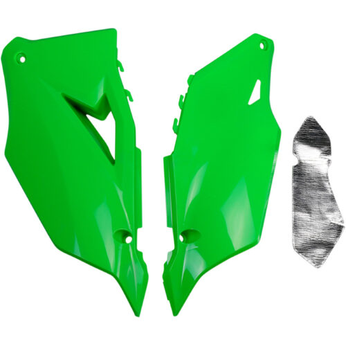 UFO PANELS SIDE KX450F FLOGRN Kawasaki KX250F 2021-2024 KX450 2019-2023...