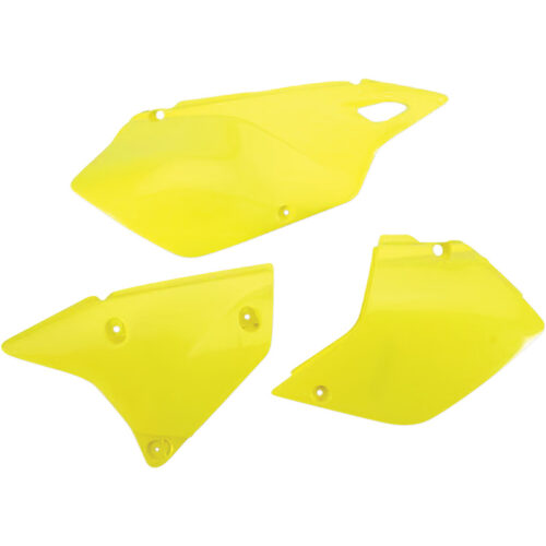 UFO SIDE PNLS DRZ400 N YEL Suzuki DR-Z400E 2000-2026 DR-Z400S 2000-2026...