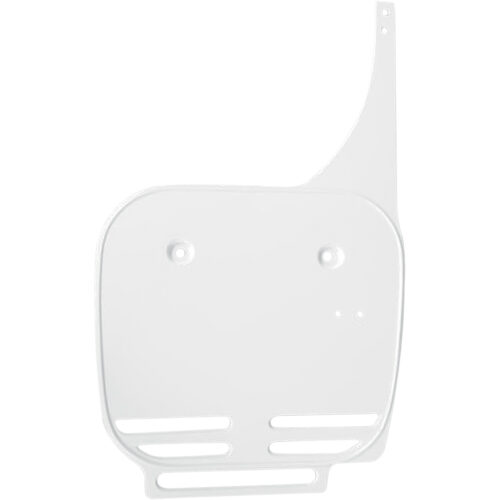 UFO F# PLATE KX60 84-99 WHITE Kawasaki KX60 1984-2004...