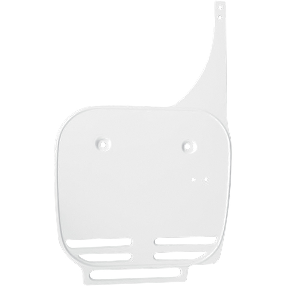 UFO F# PLATE KX60 84-99 WHITE Kawasaki KX60 1984-2004...