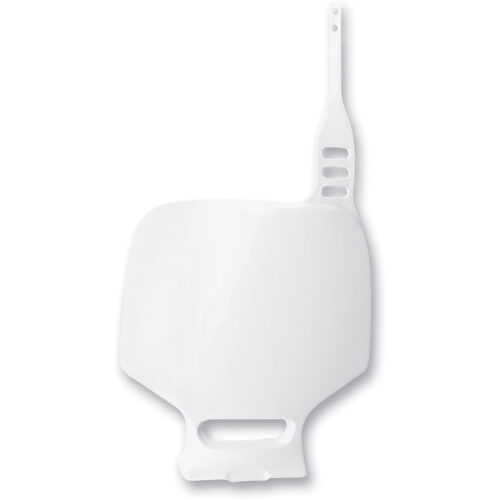 UFO F# PLATE YZ80 93-00 WHITE Yamaha YZ85 2002-2014...