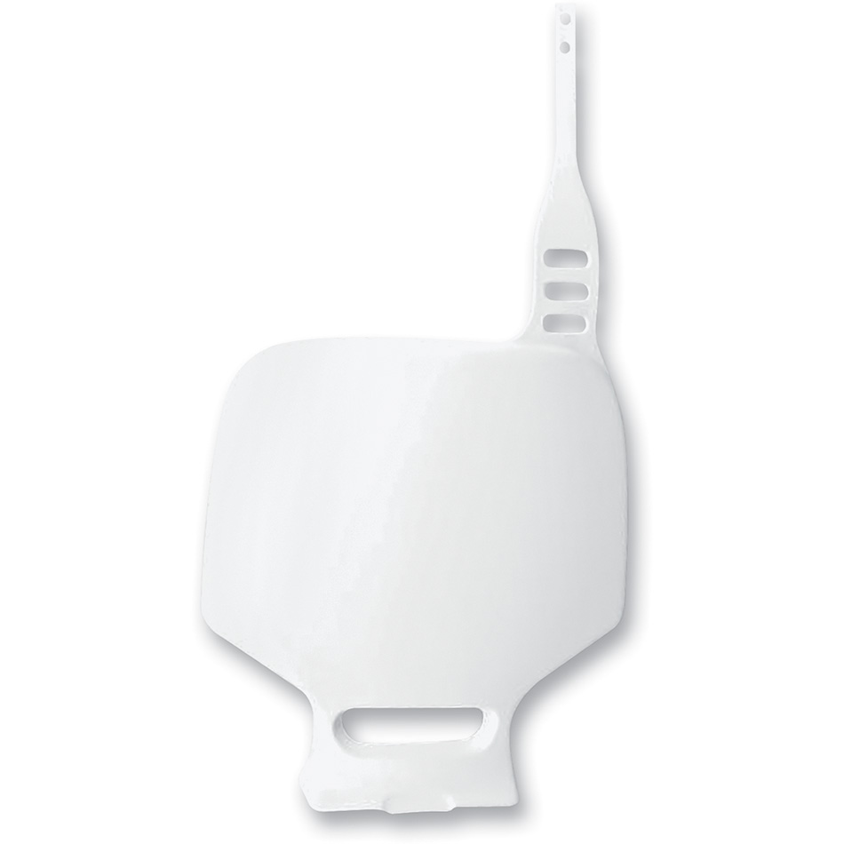 UFO F# PLATE YZ80 93-00 WHITE Yamaha YZ85 2002-2014...